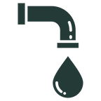Ikon - Kran med vanndråpe